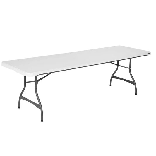 Lifetime 4-Pack Commercial Stackable Folding Table 8 Feet - White (80344)