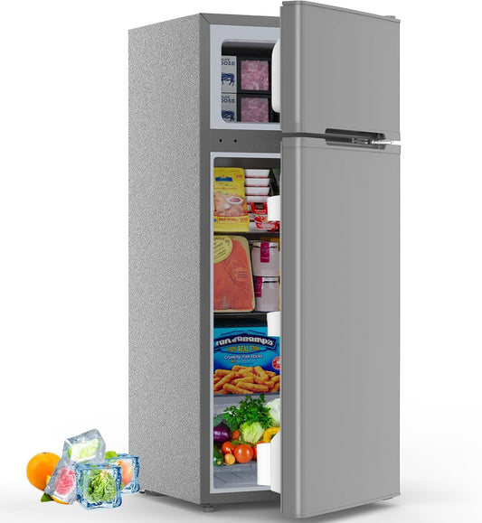 4.5 Cu.Ft Mini Fridge with Freezer 2 Door Compact Refrigerator Small Fridge