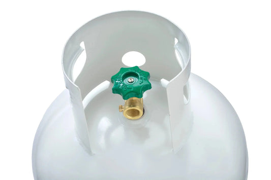 100 lb Steel Propane Cylinder POL Valve (Ships Empty)
