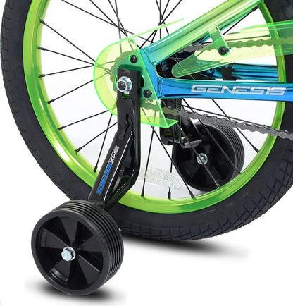 Genesis 18 Glitch Boys BMX Bike, Blue/Green