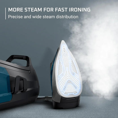 Rowenta DG8624 Steam Station Iron, 1800W, 1.1L Tank, Blue