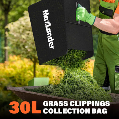 MAXLANDER Electric Dethatcher and Scarifier, 13?? 12Amp 2-in-1 Lawn Dethatcher with 4-Position Depth Adjustment, 30L Removable Collection Bag, Airboost Technology Increases Lawn Health