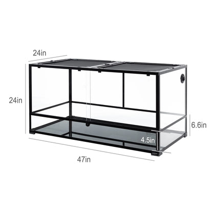 REPTIZOO 120-Gallon Extra Large Reptile Terrarium