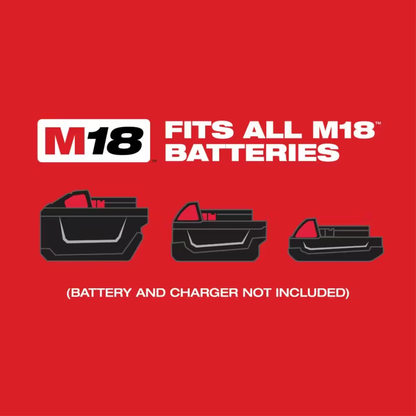 M18 FUEL 18V Lithium-Ion Brushless Cordless 4-1/2 in./5 in. Grinder w/Paddle Switch w/Two 6.0 Ah Battery and Charger