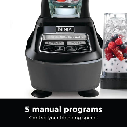 Ninja Mega Kitchen System 1500 Watt 72 Ounce Full Size Blender and 8 Cup Food Processor