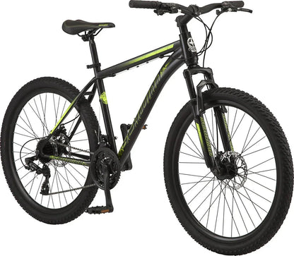 Mountain bike. 26-inch wheels. 21 gears. Men's model. Black.