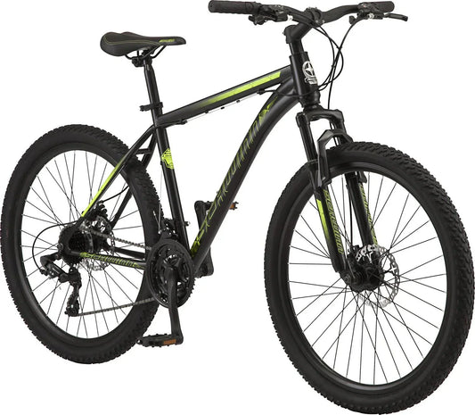 Mountain bike. 26-inch wheels. 21 gears. Men's model. Black.
