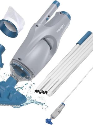 2025 Zippi Sweeper Max- Powerful and Lightweight Sweeper  Perfect for Carpet Hardwood and Tile  Triangular Design Allows for Sweeping in Corners  1000 mAh Rechargeable Battery