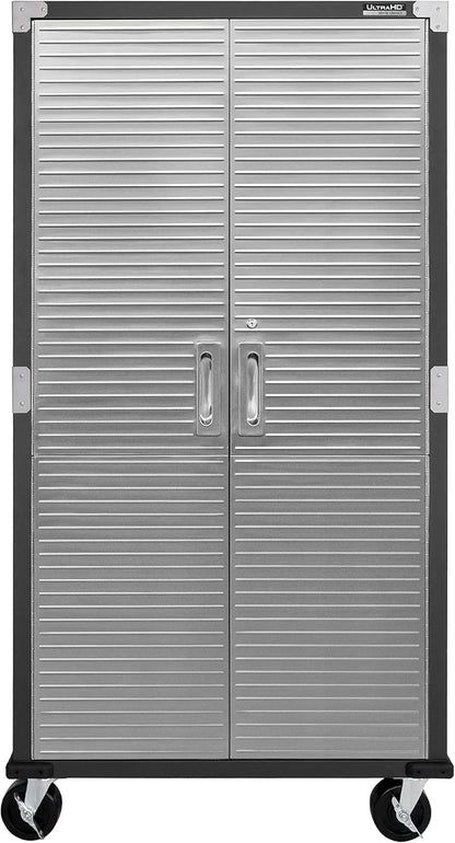Seville Classics UltraHD Steel Storage Cabinet, 36"W x 18"D x 72"H