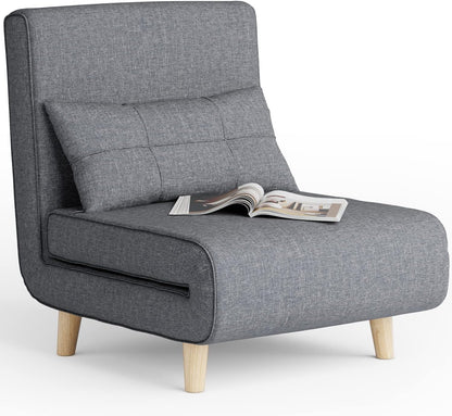 3-in-1 sleeper chair bed convertible chair bed futon sofa with adjustable backrest