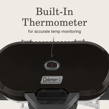 RoadTrip 285 Portable Stand-Up Propane Grill with 3 Adjustable Burners & Instastart Ignition, 20,000 BTUs of Power for Outdoor Cooking, Camping, Tailgating, Grilling, BBQs, & More