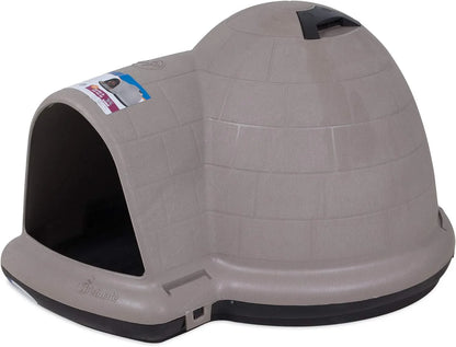 Petmate Indigo Dog House (Igloo Dog House, Made in USA with 90% Recycled Materials, All Weather Protection Pet Shelter) for XL Dogs  90 to 125 pounds, Made in USA