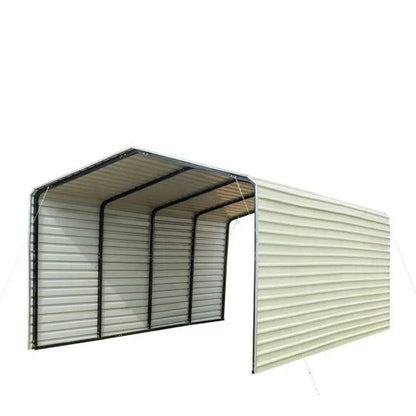 2025 TMG-CP1220F 12' x 20' All-steel carport with closed side walls