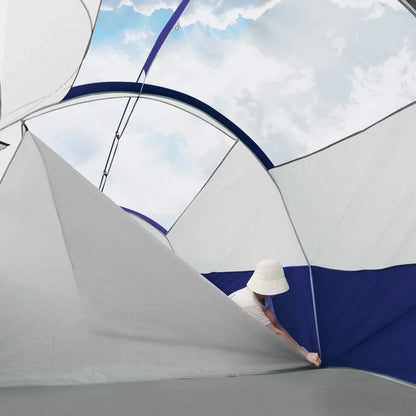 CAMPROS CP Tent 12-Person-Camping-Tents,3 Room Family Tents,Waterproof Windproof Family Tent with Top Rainfly,6 Large Mesh Windows,Double Layer,Easy Set Up, Portable with Carry Bag-20' x 9' x 72"(H)