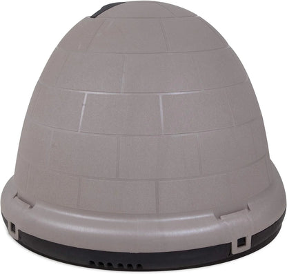 Petmate Indigo Dog House (Igloo Dog House, Made in USA with 90% Recycled Materials, All-Weather Protection Pet Shelter) for XL Dogs -90 to 125 pounds, Made in USA