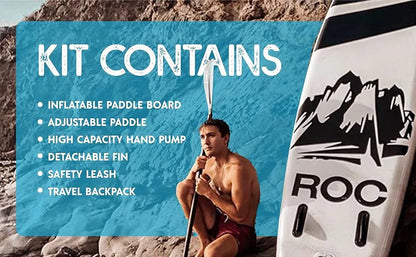 Roc Inflatable Stand Up Paddle Boards 10 ft 6 in