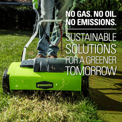Greenworks 13 Amp 14-Inch Corded Dethatcher