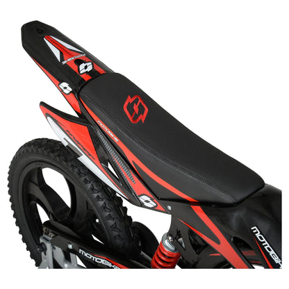 Hyper Bicycles 16" Kids Motobike with Mag Wheels, including training wheels, Black/Red
