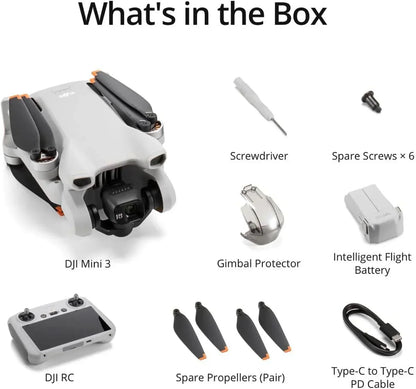 DJI Mini 3 Drones with Camera for Adults 4K 38 min Flight Time up to 32800 ft
