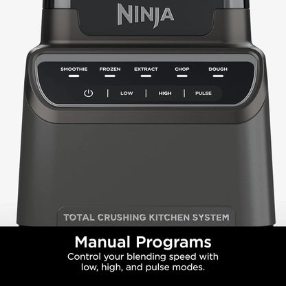 Ninja Mega Kitchen System, 1500-Watt, 72-Ounce Full-Size Blender and 8-Cup Food Processor with (2) 16-Ounce To-Go Cups