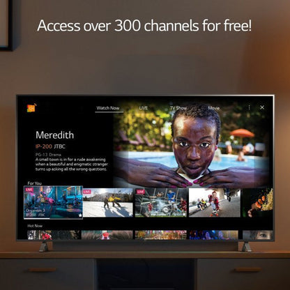 LG 55" Class 4K Ultra HD Smart NanoCell 75 Series TV with AI ThinQ®