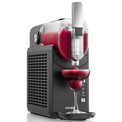 5-in-1 Slushie Machine, No Ice Needed, 15 Min Slushy Machine for Home with Self-Cleaning, Professional Frozen Drink Maker, 5 Preset Programs, Frozen Margaritas, Frapp??s, Milkshakes, and More, FOHERE