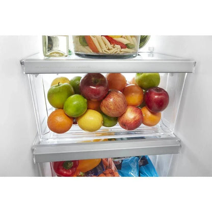 36-inch wide side-by-side refrigerator C 24 cubic feet stainless steel