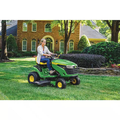 John Deere S100 42 in Riding Lawn Mower – 17.5 HP Gas Hydrostatic Drive