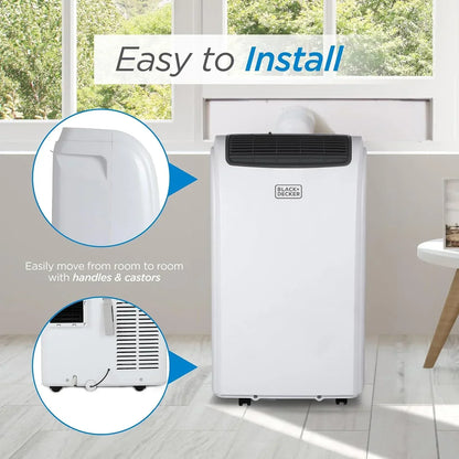 BLACK+DECKER 10,000 BTU Portable Air Conditioner for Rooms up to 450 Sq with Remote Control