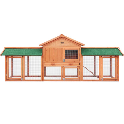 Large Wooden Pet Hutch, Waterproof, Eco-Friendly, i.Pet