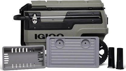 70Qt Wheeled Cooler Insulated Hard Shell Ice Chest