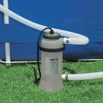 Intex 28684 Electric Pool Heater, 3000W, for Above Ground Pools up to 179 7/8in, Auto Shut-off
