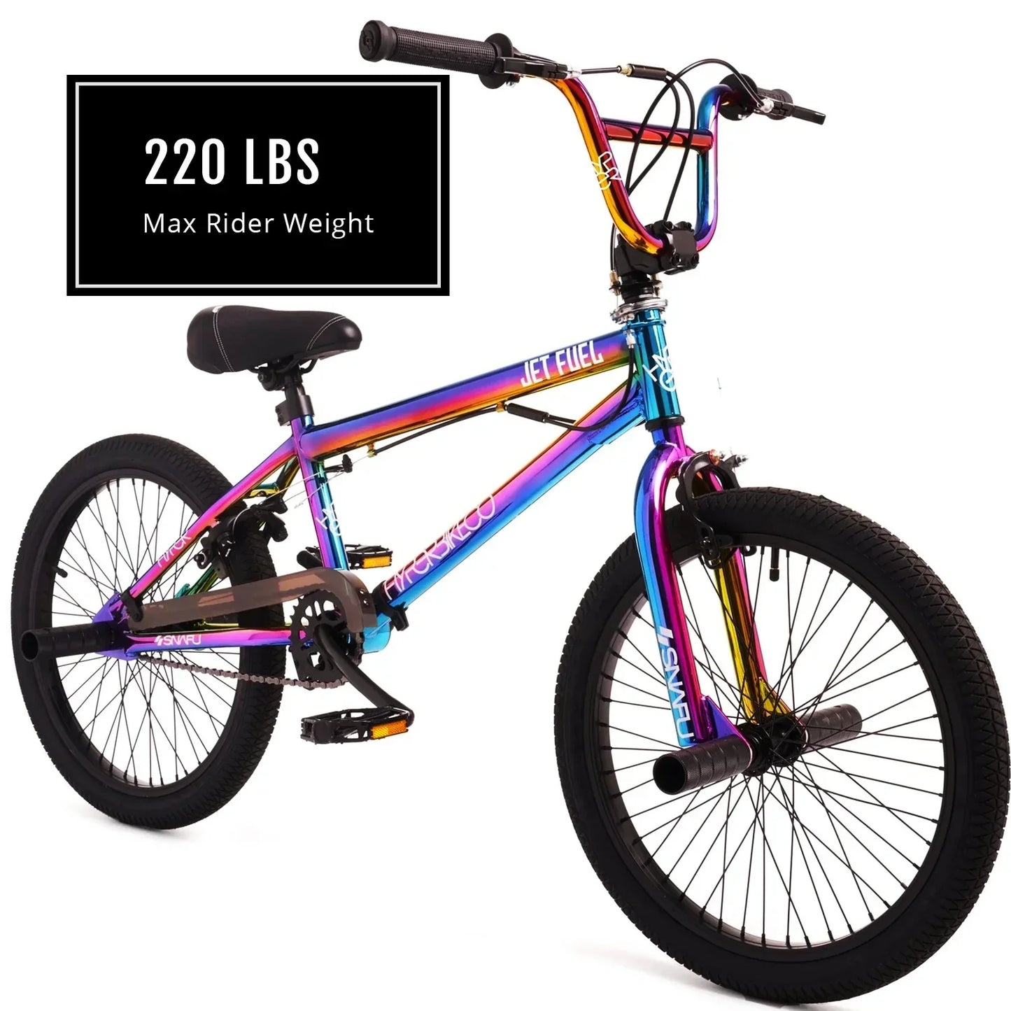Hyper Bicycles 20 Jet Fuel BMX Bike for kids, Recommended Ages 8 to 13 Years Old