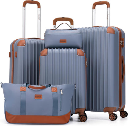 Luggage Sets 5 Piece Suitcases with Wheels Suitcase Set ABS Hard Case Luggage