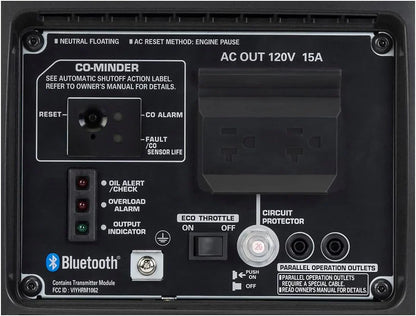 Honda 664240 EU2200i 2200 Watt Portable Inverter Generator with Co-Minder