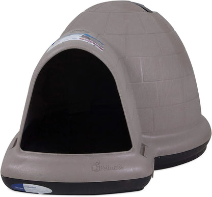 Petmate Indigo Dog House (Igloo Dog House, Made in USA with 90% Recycled Materials, All Weather Protection Pet Shelter) for XL Dogs  90 to 125 pounds, Made in USA
