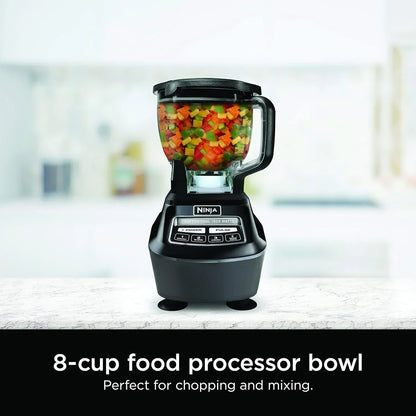 Ninja Mega Kitchen System 1500 Watt 72 Ounce Full Size Blender and 8 Cup Food Processor